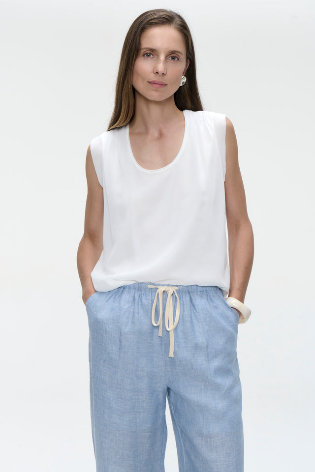 Gigia viscose cotton top