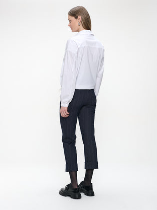 Parrot viscose elastene pants