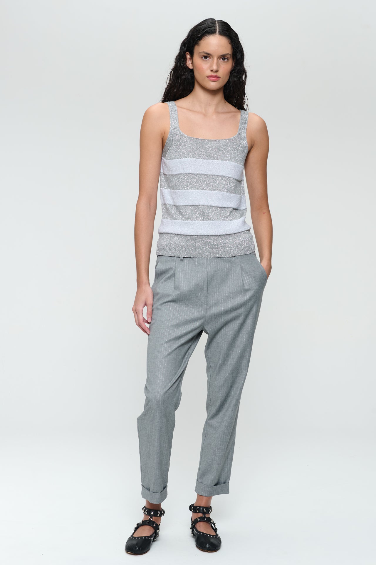 Lurex shiny line top 25053