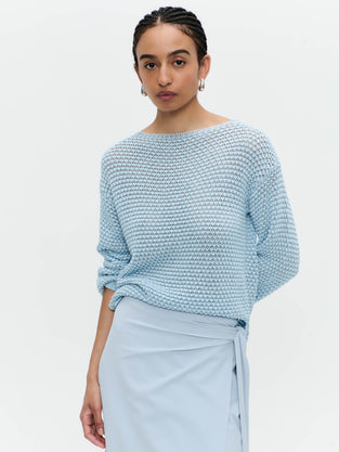 Cotton viscose blend pullover 9050