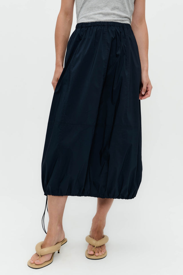 Maud cotton poplin skirt