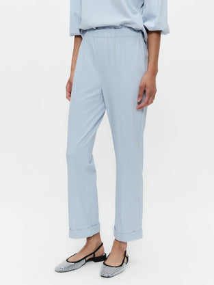 IrenaN structure technical jersey pants