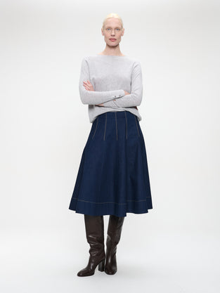 Mishele denim skirt