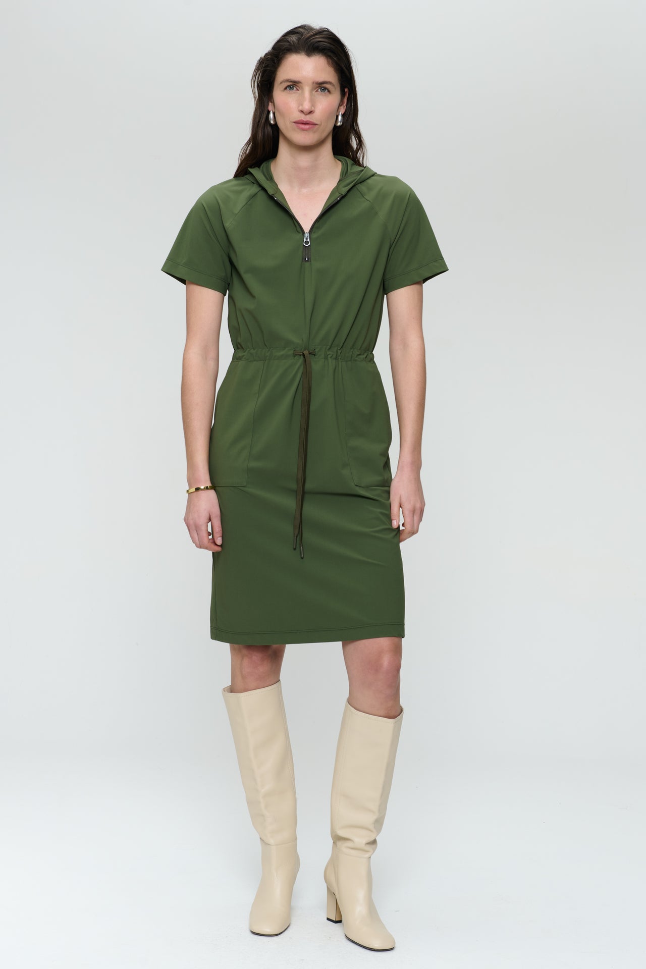 Evi strech technical jersey dress