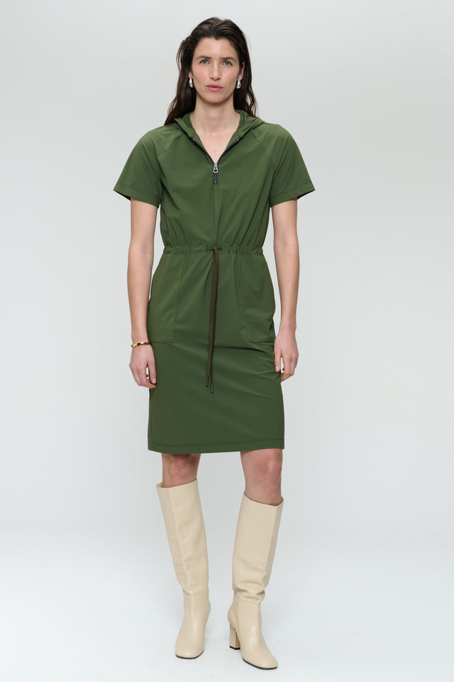 Evi strech technical jersey dress