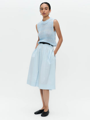 Timy poplin skirt