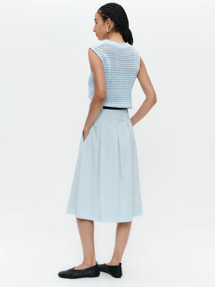 Timy poplin skirt