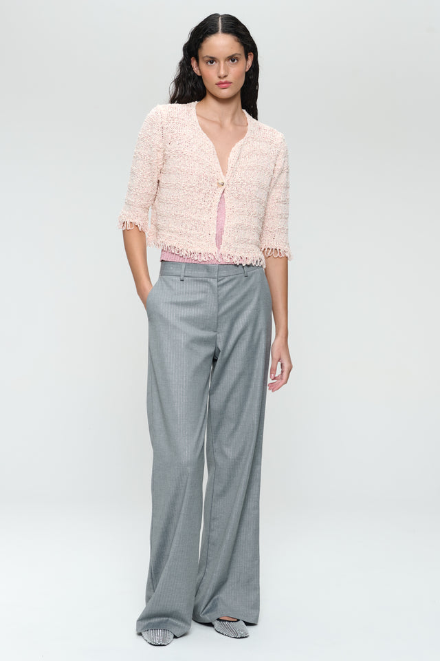 Jacard cotton knited blazer 9025S