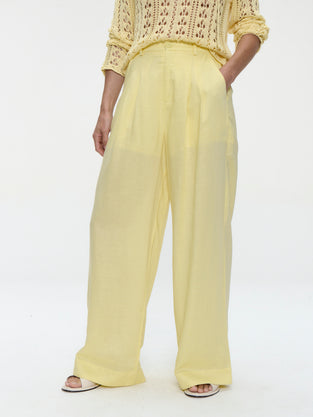 Hamako linnen mix pants