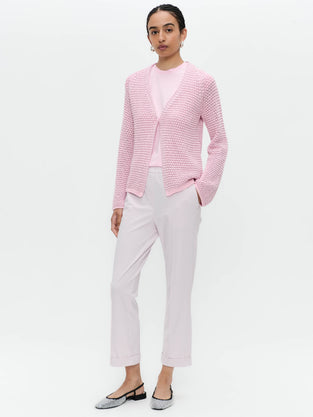 Cotton viscose blend cardigan 9052