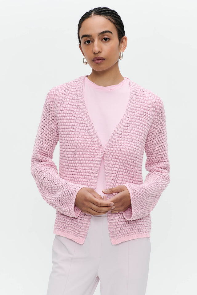 Cotton viscose blend cardigan 9052