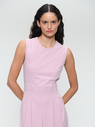Jackie structure technical jersey dress