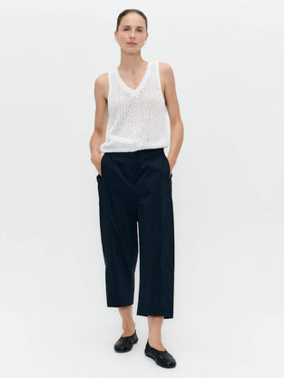 Openwork knit with sequins top 9084