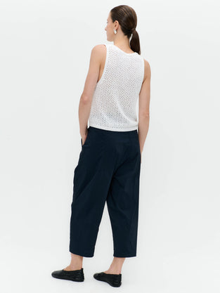 Openwork knit with sequins top 9084