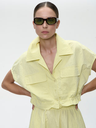 Chiko taffeta jacket