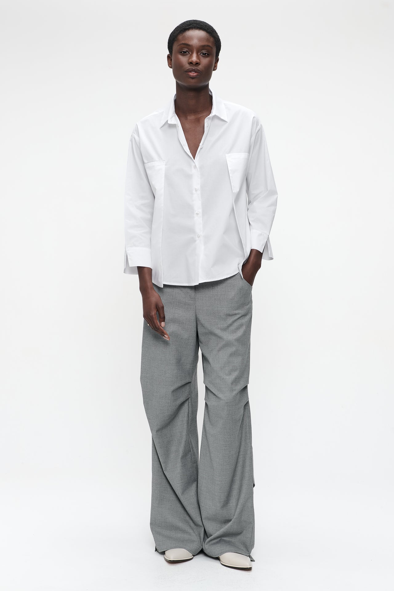 Limone studio poplin blouse