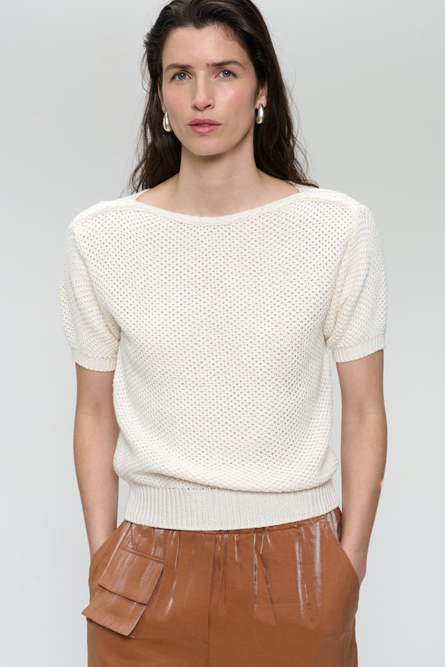 Cotton knit top 9079