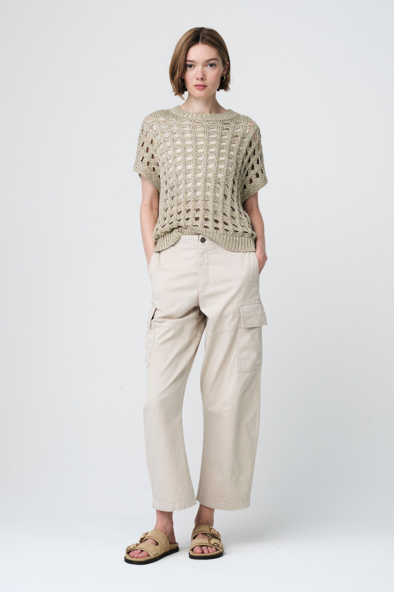 Viscose gold Vest E26071