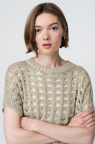 Viscose gold Vest E26071