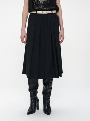 Raffaele skirt technical jersey