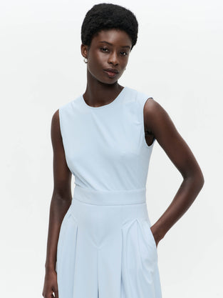 Jackie structure technical jersey dress