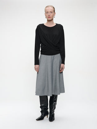 Loren top cross drape