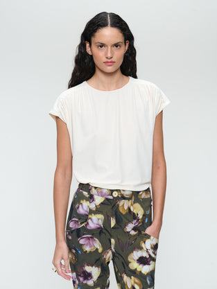 Britta structure technical jersey top