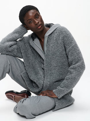 Cardigan boucle 25574