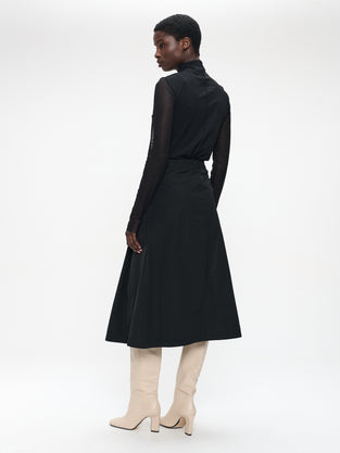 Alissa taffeta skirt