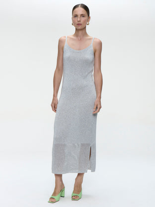Knit Viscose lurex Dress E23107R