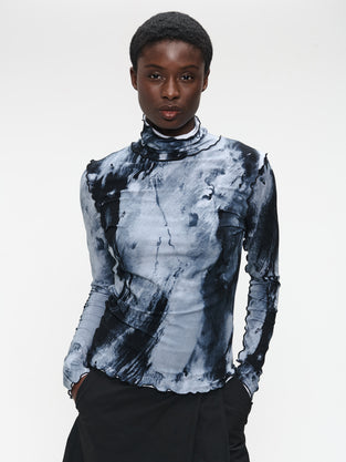 Janice allover print top