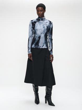 Janice allover print top