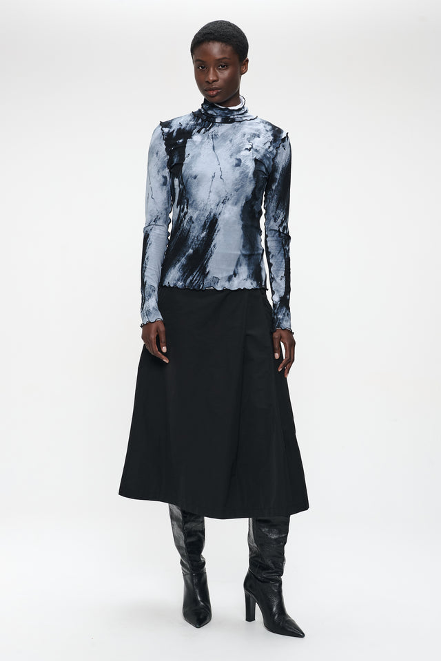 Janice allover print top