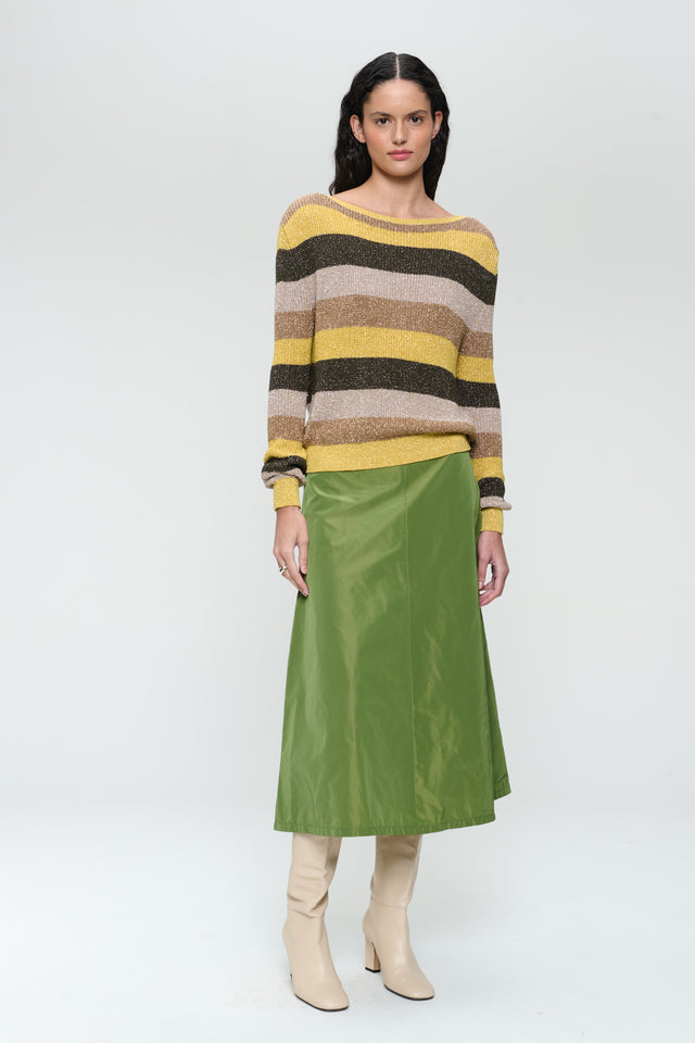 Lurex line pullover 20006