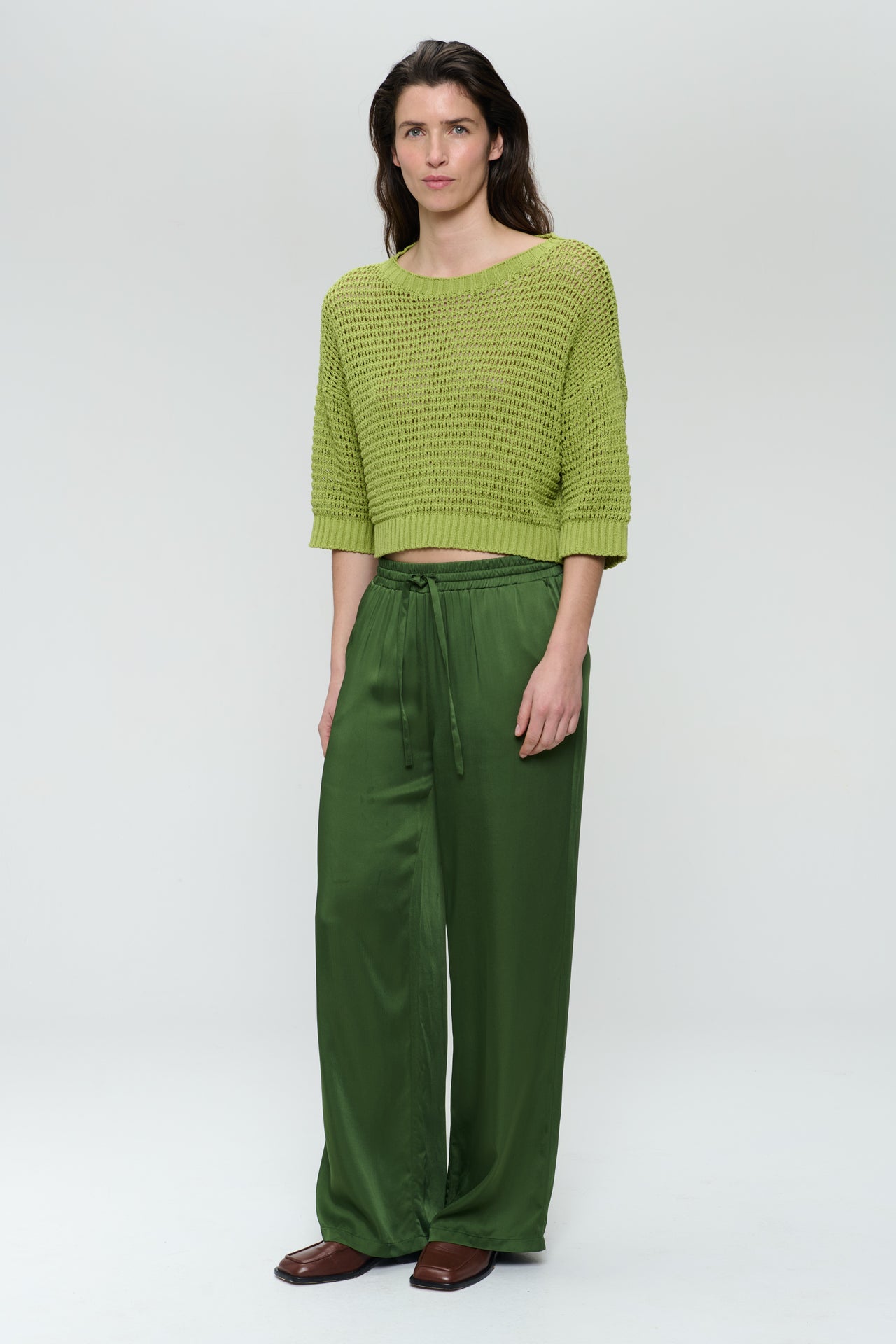 Cotton fibers pullover 25019