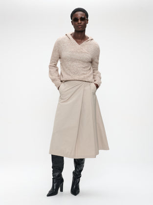 Alissa taffeta skirt
