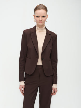 Elvira Blazer Technical Jersey
