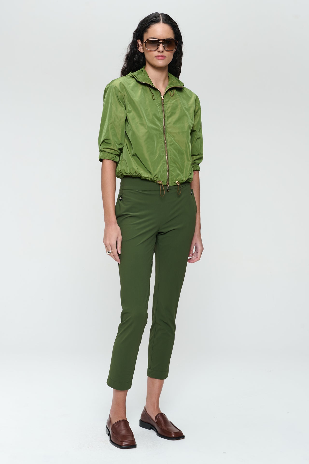 Lenny structure technical jersey pants