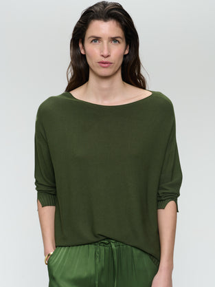 M205 seamless cotton pullover