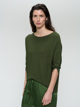 M205 seamless cotton pullover