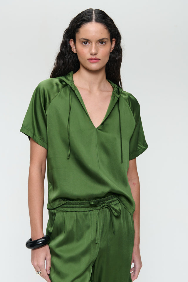 Evi saten viscose blouse