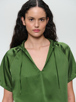 Evi saten viscose blouse