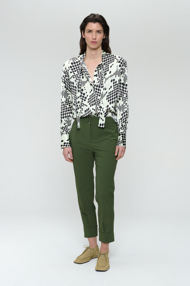 Anija printed strech viscose blouse