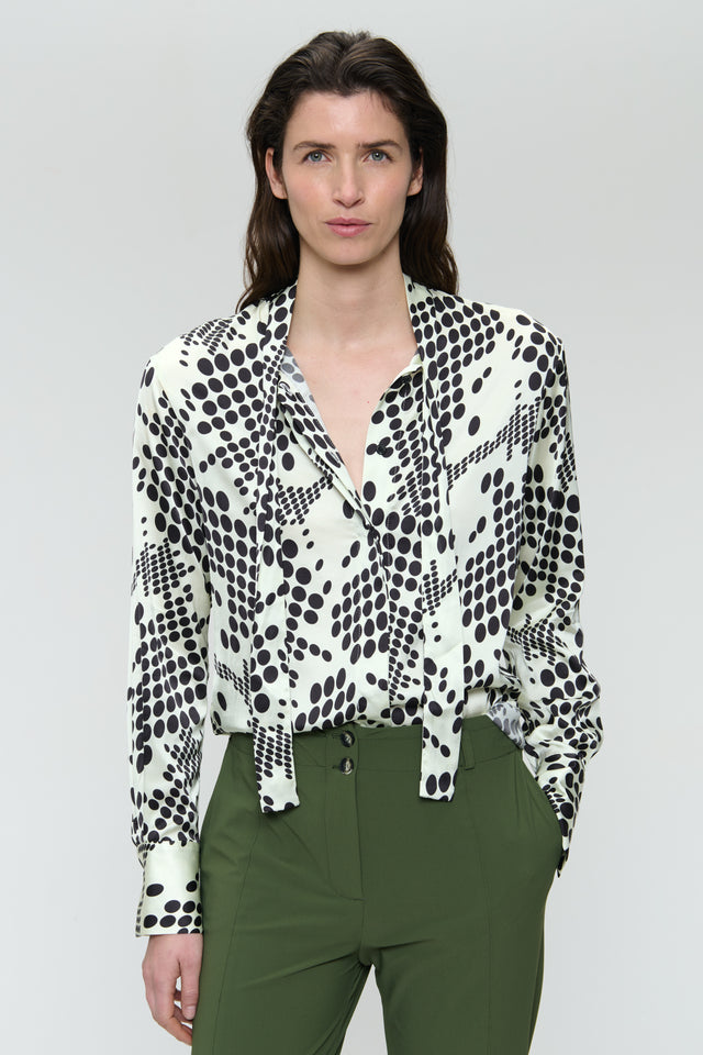 Anija printed strech viscose blouse