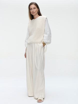 Takara linen mix pants