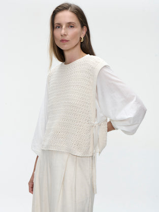 Open cotton Vest 2017