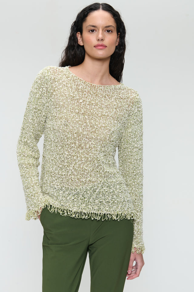 Jackard cotton pullover 9060