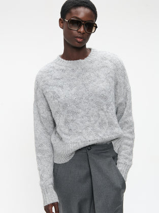 Pullover shiny alpaca H24423