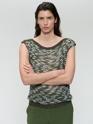 Multi collors viscose top 9037