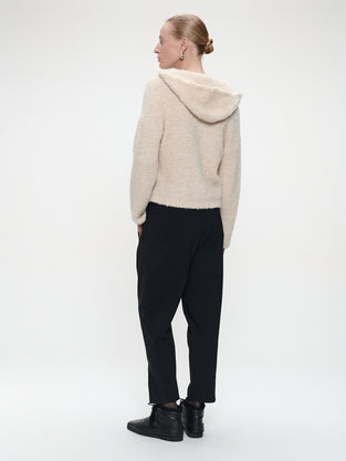 Hoody boucle cardigan 1086